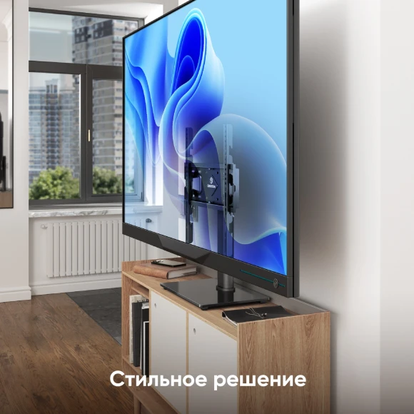 Подставка для телевизора Onkron PT4 черный 26"-55" макс.35кг настольный фиксированный Подставка для телевизора Onkron PT4 черный 26"-55" макс.35кг настольный фиксированный