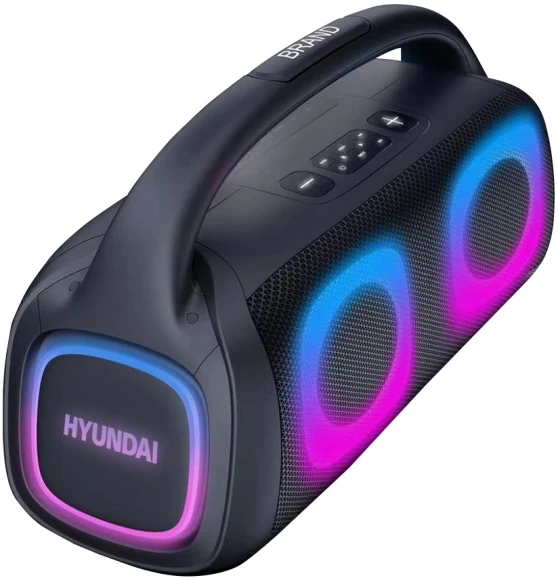 Минисистема Hyundai H-MC1237 черный 40Вт FM USB BT micro SD