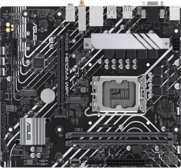 Материнская плата Asus PRIME H610M-A WIFI Soc-1700 Intel H610 2xDDR5 mATX AC`97 8ch(7.1) GbLAN+VGA+HDMI+DP