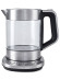 Чайник электрический Kitfort КТ-616 1.5л. 2200Вт серебристый/черный корпус: стекло/металл