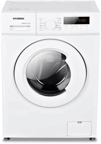 Стиральная машина Hyundai WME6003 класс: A++ загр.фронтальная макс.:6кг белый инвертор
