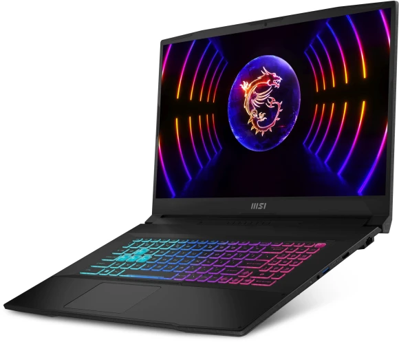 Ноутбук MSI Katana 17 B13VEK-1621XRUY Core i5 13420H 8Gb SSD512Gb NVIDIA GeForce RTX4050 6Gb 17.3" IPS FHD (1920x1080) без ОС black WiFi BT Cam (9S7-17L541-1621)