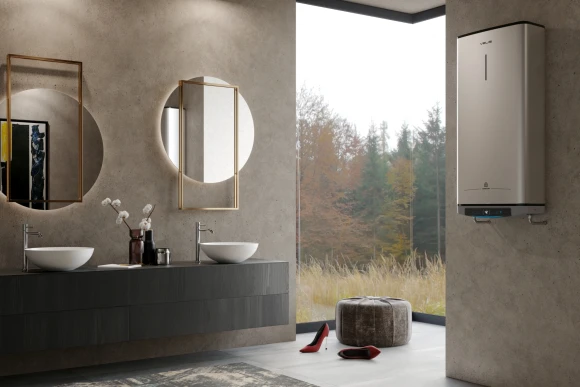 Водонагреватель Ariston Velis Lux Inox PW ABSE WIFI 100 2.5кВт 100л электрический настенный/серый