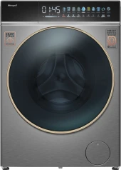 Стиральная машина Weissgauff WMD 58411 Direct Drive Inverter Premium Steam Stee класс: B загр.фронтальная макс.:11кг (с сушкой) нержавеющая сталь инвертор Стиральная машина Weissgauff WMD 58411 Direct Drive Inverter Premium Steam Stee класс: B загр.фронтальная макс.:11кг (с сушкой) нержавеющая сталь инвертор