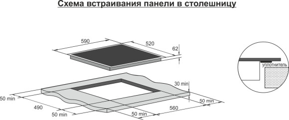 Индукционная варочная поверхность Darina P8 EI 305 B черный Индукционная варочная поверхность Darina P8 EI 305 B черный
