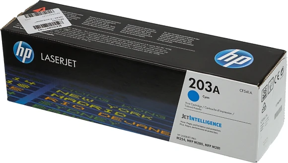 Картридж лазерный HP 203A CF541A голубой бар.в компл. (1300стр.) для HP M254/280/281