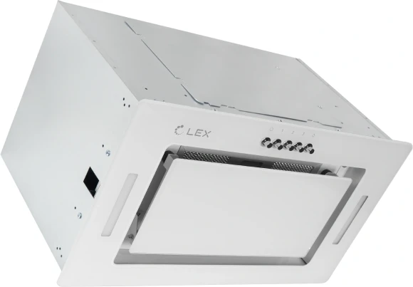 Вытяжка встраиваемая Lex GS Bloc G 600 WH белый управление: кнопочное (1 мотор)