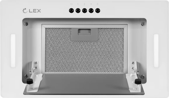 Вытяжка встраиваемая Lex GS Bloc G 600 WH белый управление: кнопочное (1 мотор)