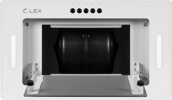 Вытяжка встраиваемая Lex GS Bloc G 600 WH белый управление: кнопочное (1 мотор)