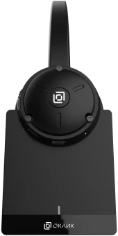 Наушники с микрофоном Оклик HS-L700 черный 1.5м накладные BT оголовье (1978708) Наушники с микрофоном Оклик HS-L700 черный 1.5м накладные BT оголовье (1978708)