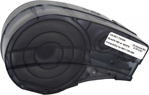Картридж ленточный Cactus CS-M21-750499 черный на белом 19.1x4.9 для Brady BMP21-PLUS, BMP21-LAB Картридж ленточный Cactus CS-M21-750499 черный на белом 19.1x4.9 для Brady BMP21-PLUS, BMP21-LAB