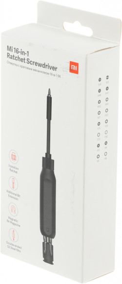 Отвертка Xiaomi Mi 16-in-1 Ratchet Screwdriver в компл.:16 предметов жесткий кейс (BHR4779GL) Отвертка Xiaomi Mi 16-in-1 Ratchet Screwdriver в компл.:16 предметов жесткий кейс (BHR4779GL)