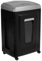 Шредер Heleos УП21-7+ черный/серебристый (секр.P-7) фрагменты 5лист. 23лтр. пл.карты CD Шредер Heleos УП21-7+ черный/серебристый (секр.P-7) фрагменты 5лист. 23лтр. пл.карты CD