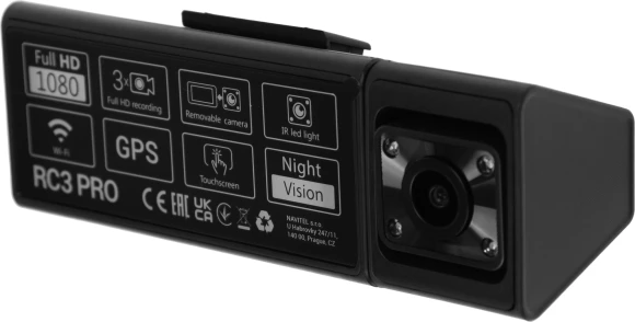 Видеорегистратор Navitel RC3 PRO черный 1440x2560 1440p 135гр. GPS MSTAR 8629Q