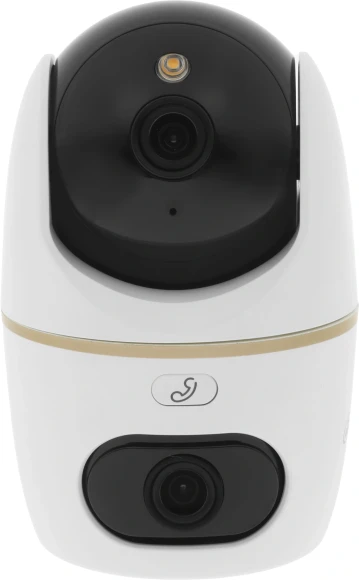 Камера видеонаблюдения IP Dahua DH-IPC-H3DP-3F-0360B Wi-Fi 3.6-3.6мм цв. корп.:белый/черный (DH-H3D-3F)