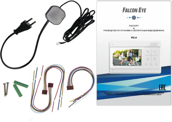 Видеодомофон Falcon Eye Vela белый Видеодомофон Falcon Eye Vela белый