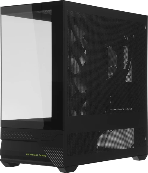 Корпус MSI MAG Pano M110R черный без БП mATX 8x120mm 2x140mm 1xUSB3.0 audio AirDuct bott PSU Корпус MSI MAG Pano M110R черный без БП mATX 8x120mm 2x140mm 1xUSB3.0 audio AirDuct bott PSU