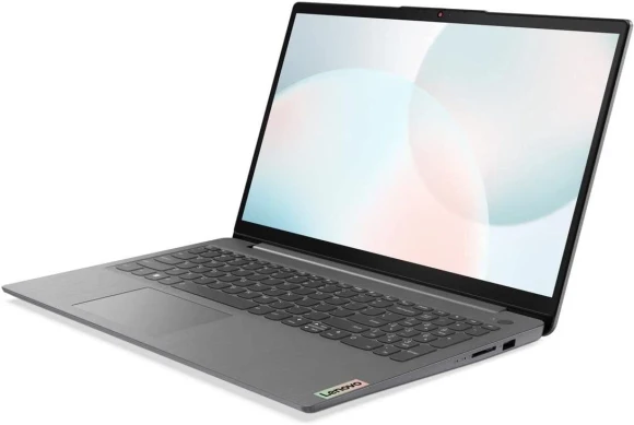 Ноутбук Lenovo IdeaPad 3 15IAU7 Core i3 1215U 8Gb SSD256Gb Intel UHD Graphics 15.6" TN FHD (1920x1080) без ОС grey WiFi BT Cam (_82RK013WRK)