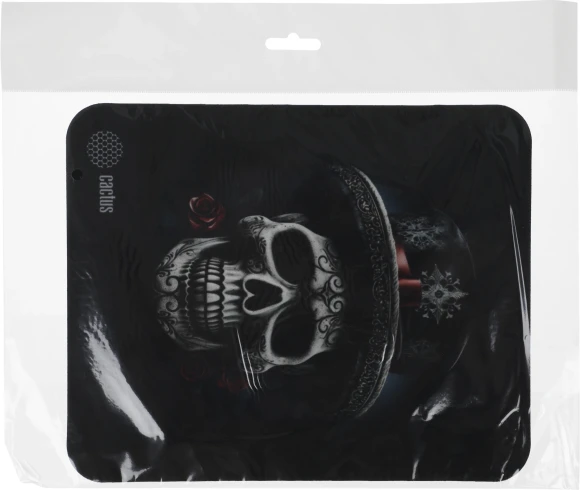 Коврик для мыши Cactus Scull рисунок 250x200x3мм (CS-MP-D05S)