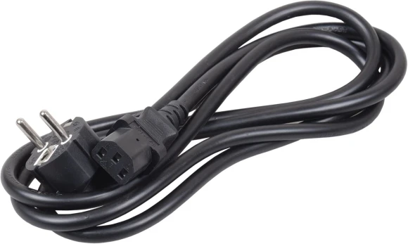 Шнур питания ITK PC-C13D-3M C13-Schuko проводник.:3x1.5мм2 3м 230В 10А (упак.:1шт) черный
