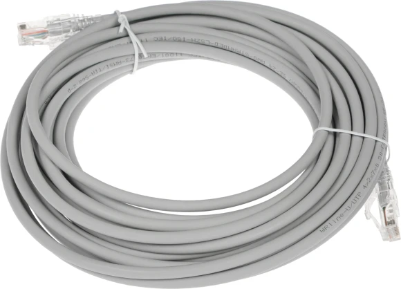 Патч-корд WRline WR-PC-RJ45-UTP-5E-10-GY UTP RJ-45 вил.-вилка RJ-45 кат.5E 10м серый LSZH (уп.:1шт) Патч-корд WRline WR-PC-RJ45-UTP-5E-10-GY UTP RJ-45 вил.-вилка RJ-45 кат.5E 10м серый LSZH (уп.:1шт)