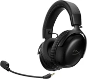 Наушники с микрофоном HyperX Cloud III S Wireless черный/красный 0.5м мониторные BT оголовье (A59Z0AA)