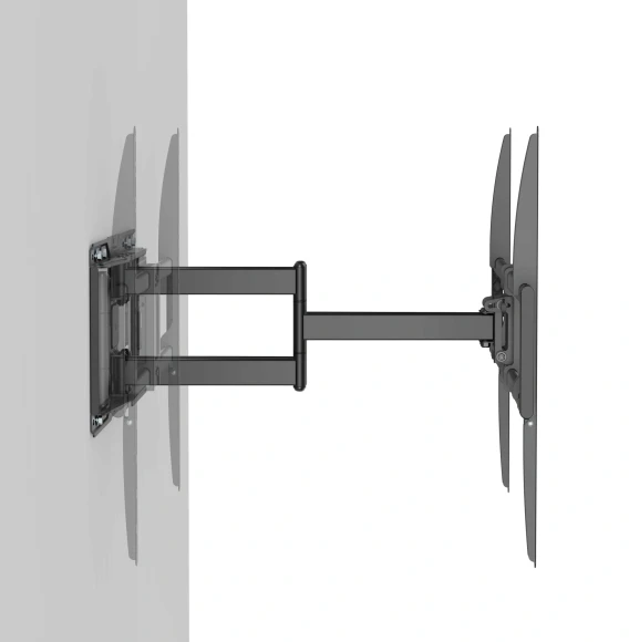 Кронштейн для телевизора Ultramounts UM968 черный 43"-105" макс.75кг настенный поворот и наклон