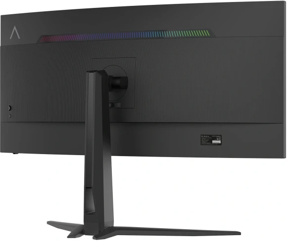Монитор Digma 34" Overdrive 34A712Q черный VA LED 1ms 21:9 HDMI M/M матовая HAS Piv 450cd 178гр/178гр 3440x1440 200Hz DP UW 5.7кг