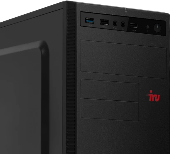 ПК IRU Planio 320A5SEV MT Ath Pro 300GE (3.4) 8Gb SSD256Gb Vega 3 FreeDOS GbitEth 400W черный (RUS) (2166874)