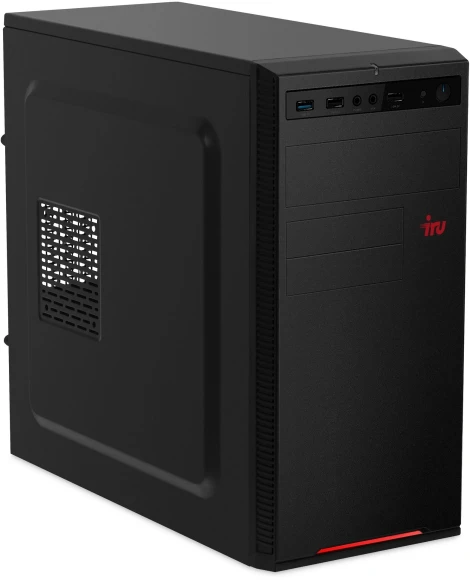 ПК IRU Planio 320A5SEV MT Ath Pro 300GE (3.4) 8Gb SSD256Gb Vega 3 FreeDOS GbitEth 400W черный (RUS) (2166874)