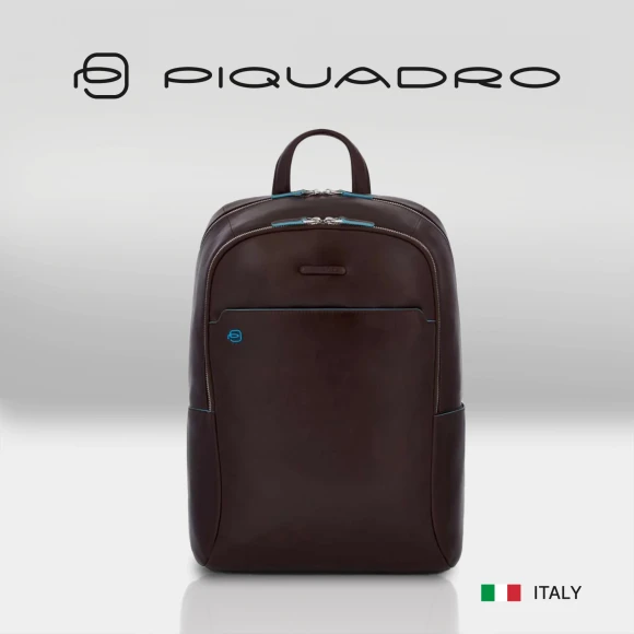 Рюкзак Piquadro Blue Square CA4762B2/MO коричневый кожа Рюкзак Piquadro Blue Square CA4762B2/MO коричневый кожа