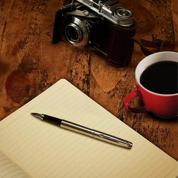 Набор ручек Parker Jotter Core FK61 (2093258) Stainless Steel CT сталь нержавеющая подар.кор. ручка перьевая, ручка шариковая