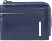 Чехол для кредитных карт Piquadro Blue Square PP4822B2R/BLU2 синий натур.кожа Чехол для кредитных карт Piquadro Blue Square PP4822B2R/BLU2 синий натур.кожа