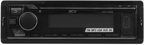 Автомагнитола ACV AVS-920BR 1DIN 4x50Вт (37612)