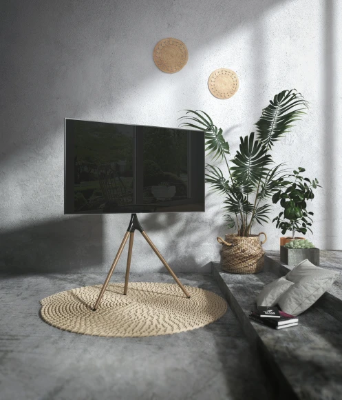 Подставка для телевизора Cactus CS-ST1246WTBCH белый/береза 45"-65" макс.32кг напольный Подставка для телевизора Cactus CS-ST1246WTBCH белый/береза 45"-65" макс.32кг напольный