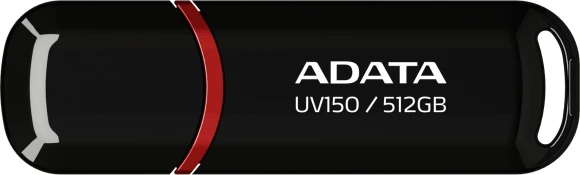 Флеш Диск A-Data 512GB AUV150 AUV150-512G-RBK USB3.0 черный