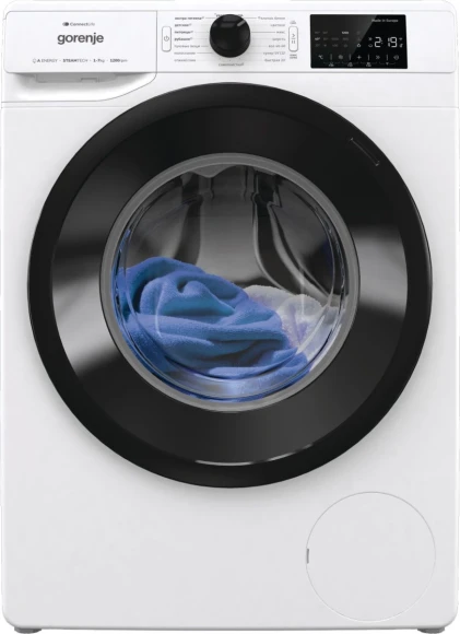 Стиральная машина Gorenje WPNEI72SA1SWIFI/C класс: A+++ загр.фронтальная макс.:7кг белый инвертор