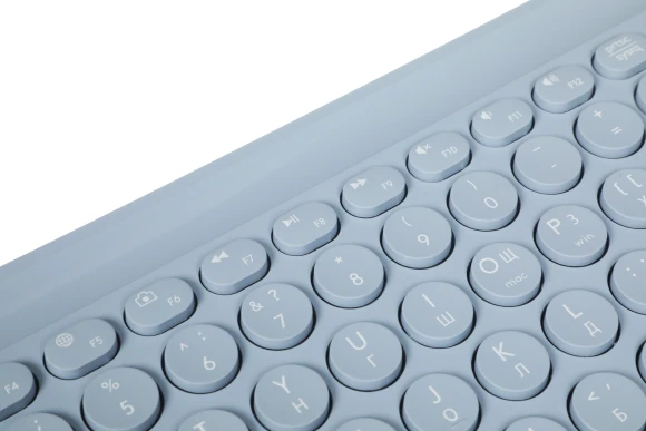 Клавиатура + мышь A4Tech Fstyler FG3200 Air2 клав:синий мышь:синий USB беспроводная slim Multimedia