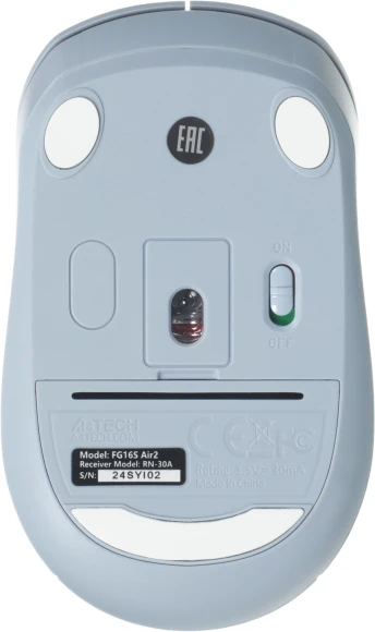 Клавиатура + мышь A4Tech Fstyler FG3200 Air2 клав:синий мышь:синий USB беспроводная slim Multimedia