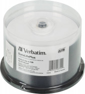 Диск DVD-R Verbatim 4.7Gb 16x Cake Box (50шт) Printable (43755) Диск DVD-R Verbatim 4.7Gb 16x Cake Box (50шт) Printable (43755)