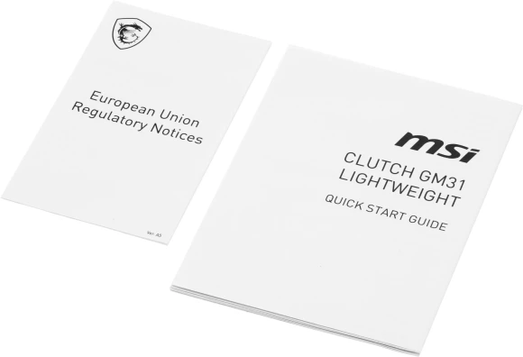 Мышь MSI Clutch GM31 Lightweight черный оптическая 12000dpi USB 4but (S12-0402080-CLA)