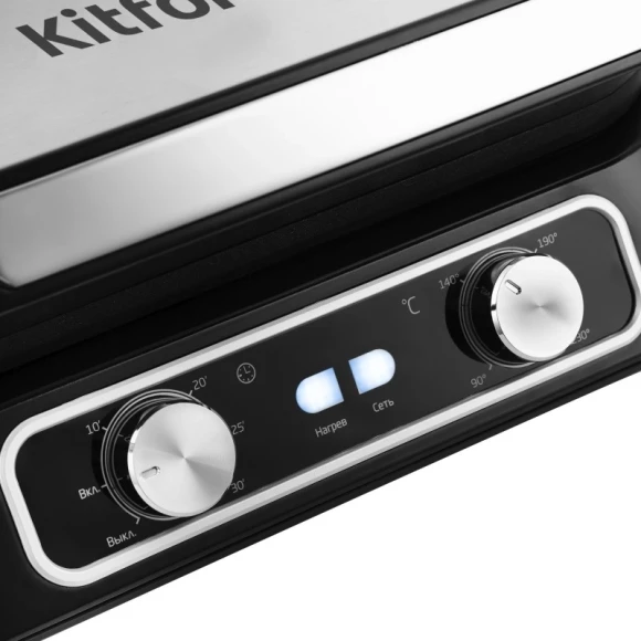 Электрогриль Kitfort КТ-1652 2100Вт черный Электрогриль Kitfort КТ-1652 2100Вт черный