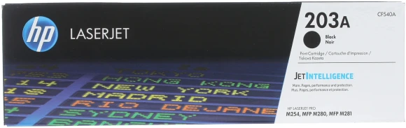 Картридж лазерный HP 203A CF540A черный бар.в компл. (1400стр.) для HP M254/280/281 Картридж лазерный HP 203A CF540A черный бар.в компл. (1400стр.) для HP M254/280/281