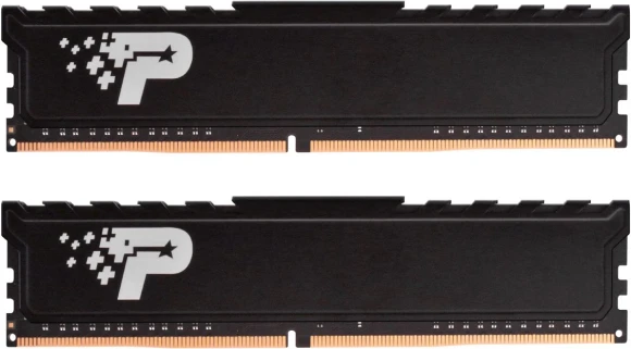 Память DDR5 2x16GB 5600MHz Patriot PSP532G5600KH1 Signature Premium RTL PC5-44800 CL46 DIMM 288-pin 1.1В kit single rank с радиатором Ret