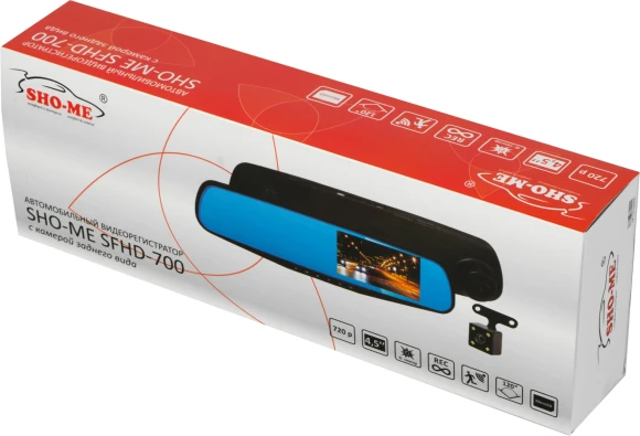Видеорегистратор Sho-Me SFHD-700 черный 3Mpix 720x1280 720p 120гр. GP2247 Видеорегистратор Sho-Me SFHD-700 черный 3Mpix 720x1280 720p 120гр. GP2247