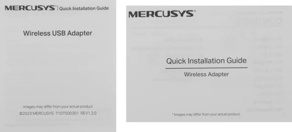 Сетевой адаптер Wi-Fi Mercusys MA20N AC650 USB 2.0 (ант.внутр.) 1ант.