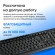 Клавиатура Оклик K225W черный USB беспроводная Multimedia (1875232)