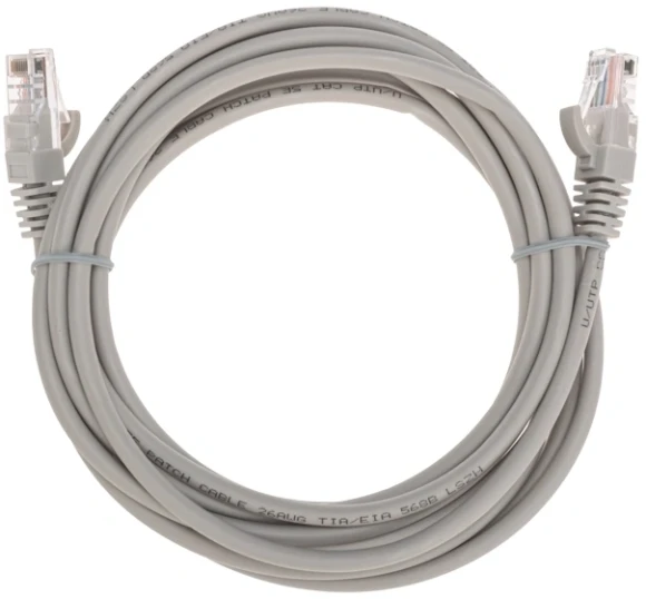 Патч-корд Rexant 02-0100-3 U/UTP RJ-45 вил. кат.5E 3м серый LSZH