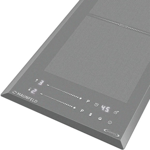 Индукционная варочная поверхность Maunfeld CVI292S2FLGR Inverter серый