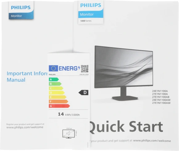Монитор Philips 23.8" E Line 24E1N1100A черный IPS LED 16:9 HDMI M/M матовая 1500:1 300cd 178гр/178гр 1920x1080 120Hz VGA FHD 2.51кг Монитор Philips 23.8" E Line 24E1N1100A черный IPS LED 16:9 HDMI M/M матовая 1500:1 300cd 178гр/178гр 1920x1080 120Hz VGA FHD 2.51кг